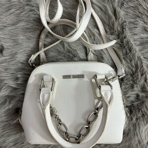 Steve Madden White Crossbody Bag